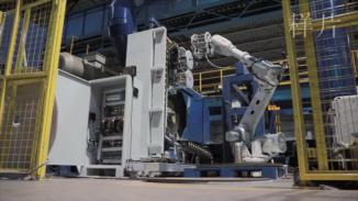 基于机器视觉全自动砂轮片在线更换装置