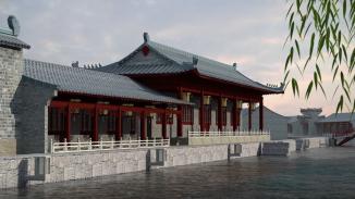 《渭南古城复原》