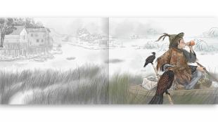 《溪上桃源》绘本设计