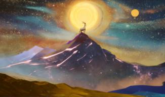 敦煌遗境-彩鹿幻影